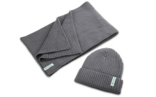 Set Cap and Scarf grey